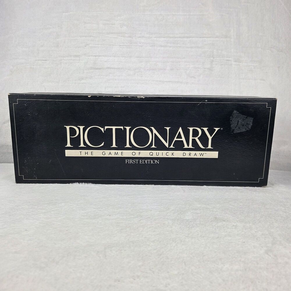 Vintage Pictionary First Edition Game 1985 Original Pieces Complete